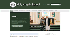 Desktop Screenshot of holyangelscolma.com